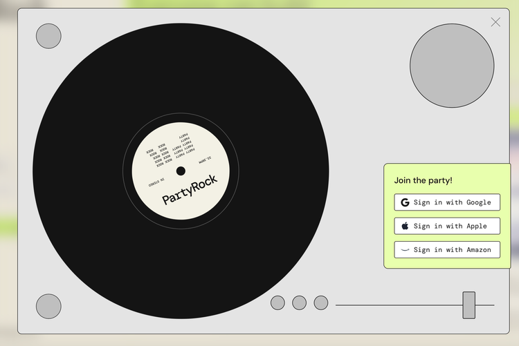 Remixing apps with PartyRock