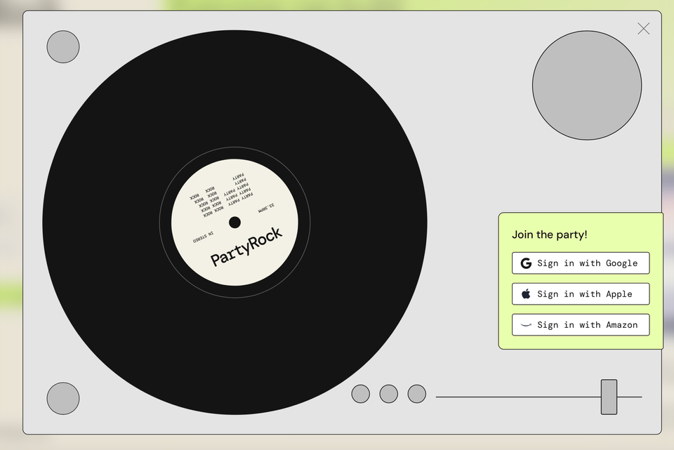Remixing apps with PartyRock
